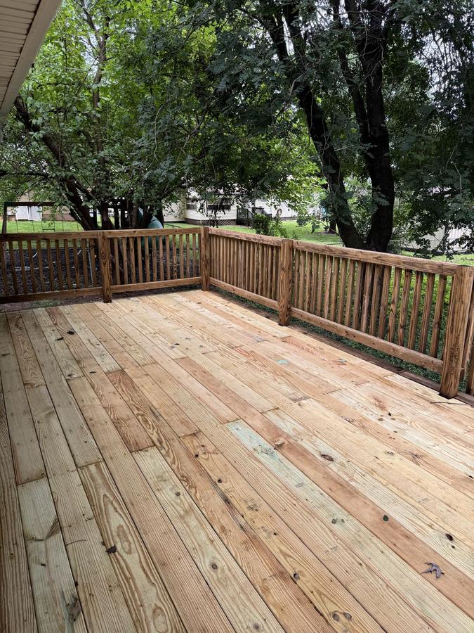 Rebuilt deck